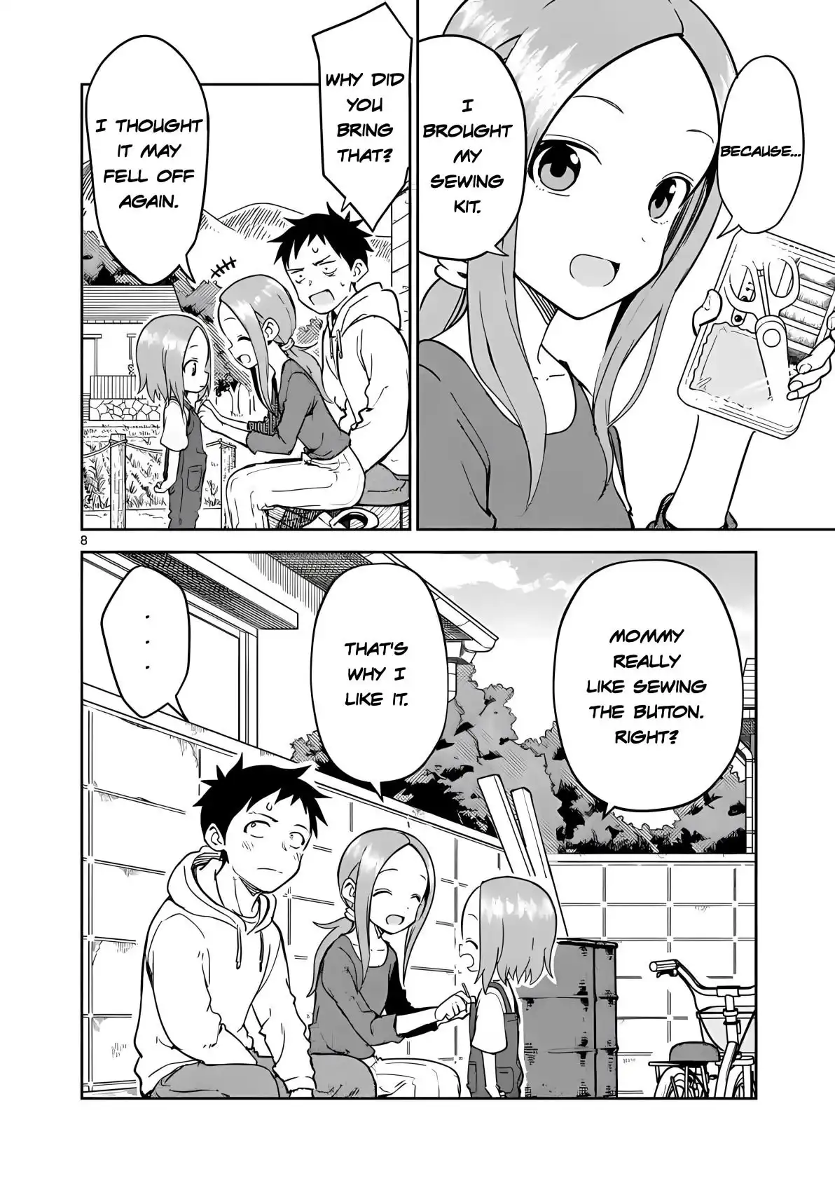 Karakai Jouzu no (Moto) Takagi-san Chapter 222 8